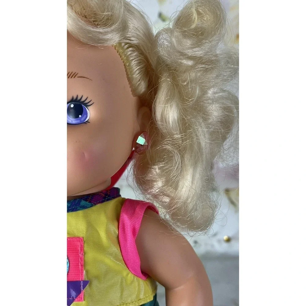 California Roller Baby Rollerblade Doll Skates Helmet Earrings 1996 Tyco Vtg